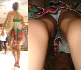 パンチラが抜ける逆さ撮り盗撮エロ動画像Vol.57_026枚目