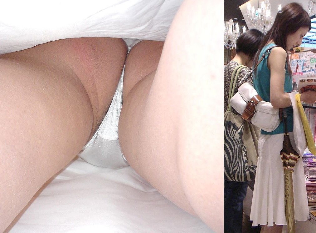 パンチラが抜ける逆さ撮り盗撮エロ動画像Vol.56_010枚目