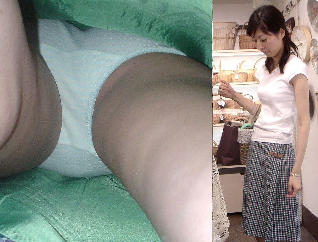 パンチラが抜ける逆さ撮り盗撮エロ動画像Vol.56_012枚目