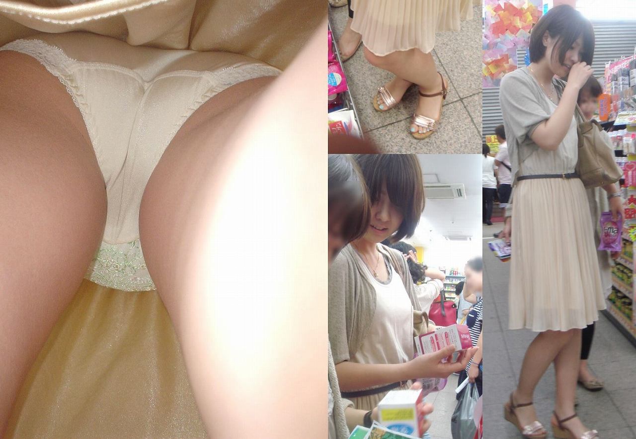 パンチラが抜ける逆さ撮り盗撮エロ動画像Vol.56_020枚目