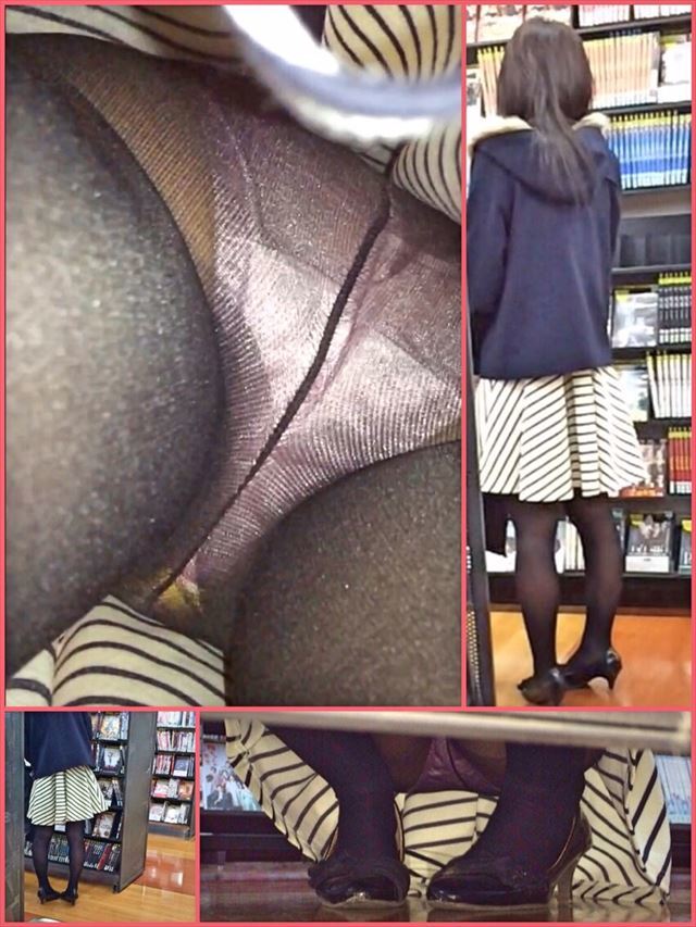 パンチラが抜ける逆さ撮り盗撮エロ動画像Vol.56_041枚目