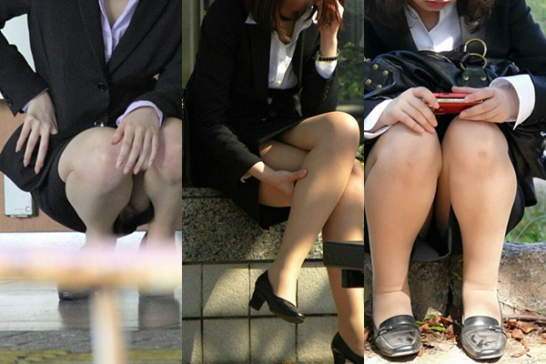 リクルートスーツ パンチラ画像!新卒女子の盗撮パンツに大興奮♡生々しくてエロいぜ!!007枚目
