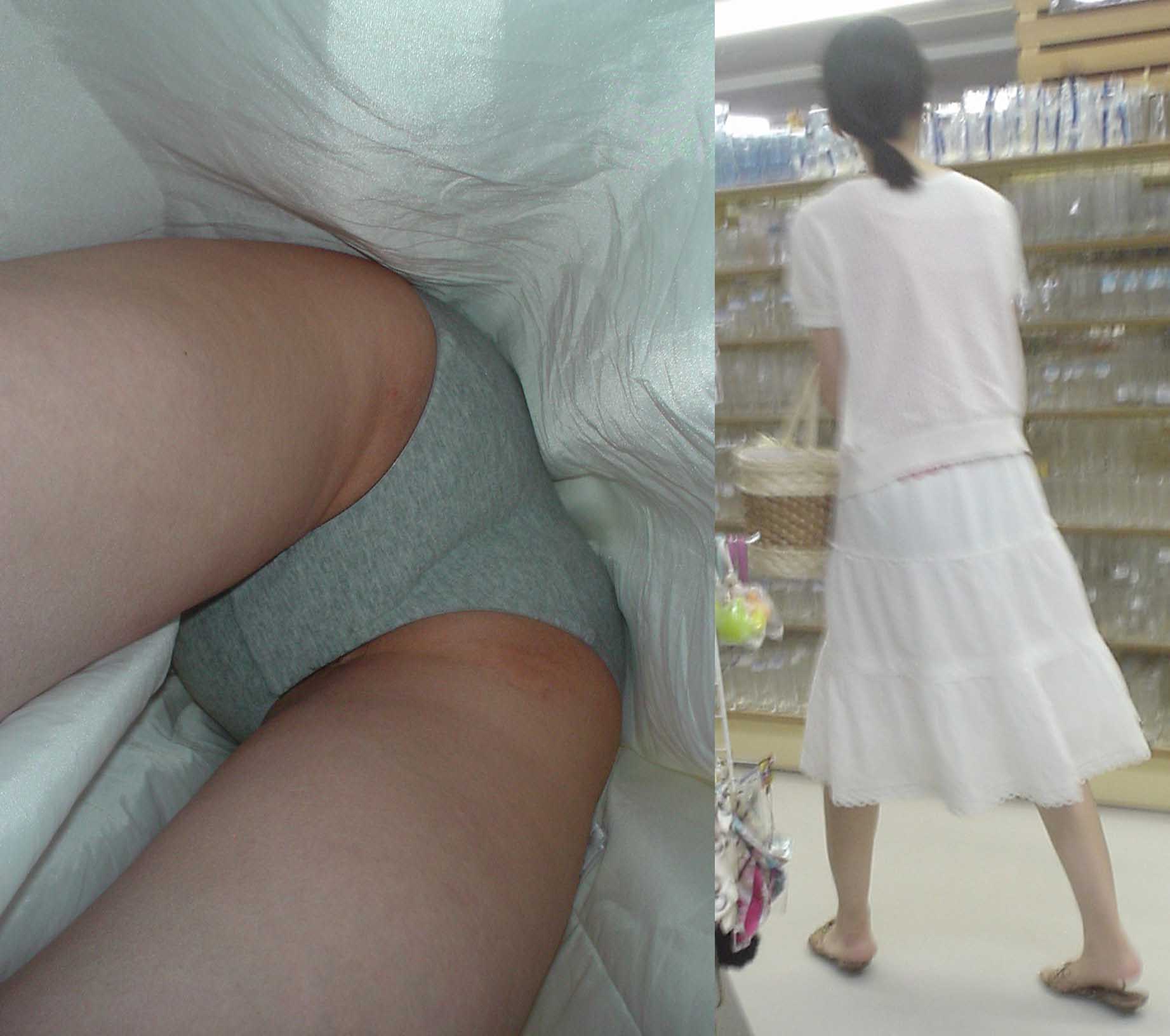 パンチラが抜ける逆さ撮り盗撮エロ動画像Vol.44_013枚目