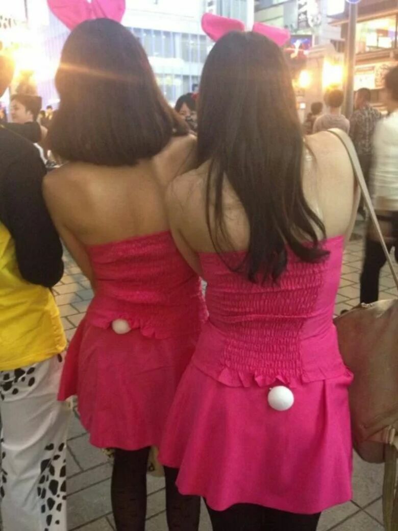 渋谷 パンチラ♡ハロウィン🎃パンツ画像だぜ!!コスプレ女子のぱんちらや下着が抜けちゃいます♬097枚目