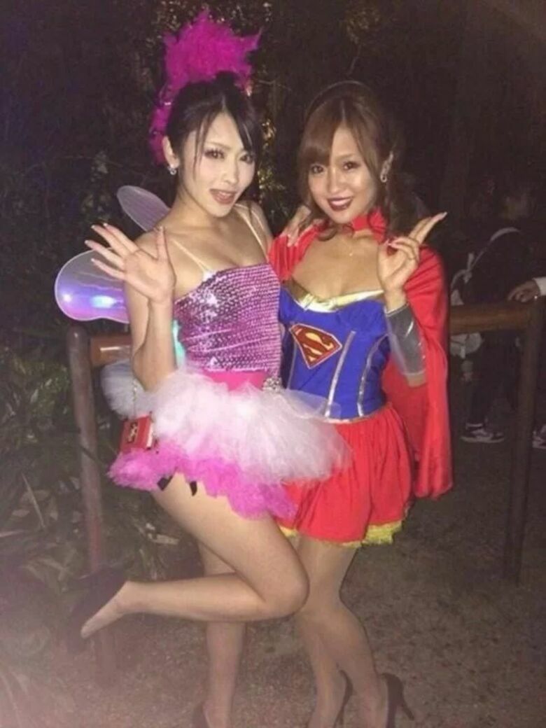 渋谷 パンチラ♡ハロウィン🎃パンツ画像だぜ!!コスプレ女子のぱんちらや下着が抜けちゃいます♬116枚目
