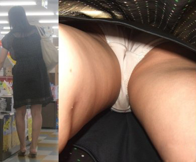 逆さ撮り本屋パンチラ画像!読書している女性のエロい盗撮パンツに太もも お尻が抜ける!!【厳選10枚】006枚目