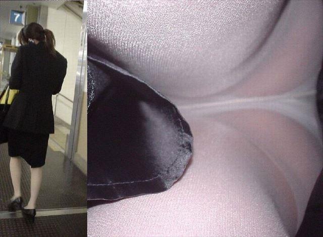 パンチラが抜ける逆さ撮り盗撮エロ動画像Vol.65_009枚目