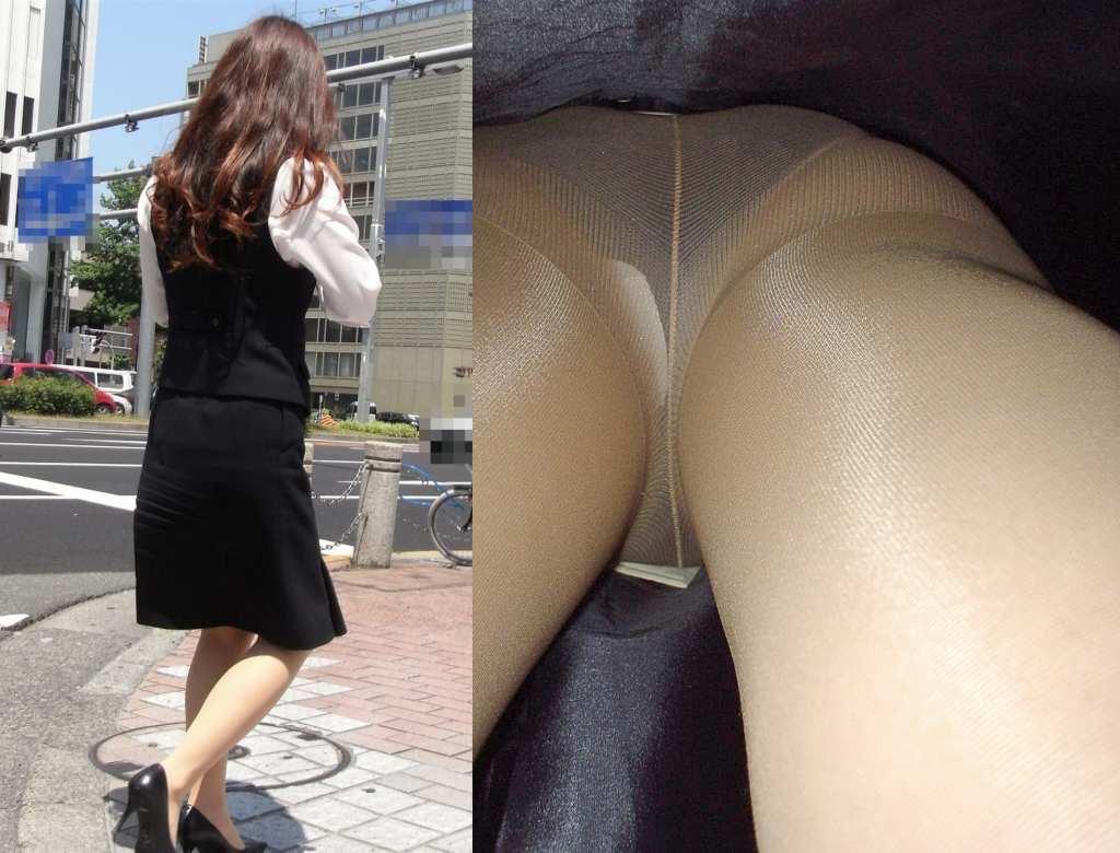 パンチラが抜ける逆さ撮り盗撮エロ動画像Vol.63_001枚目